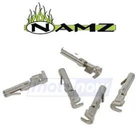 H4a7 Namz Mn/h4a7 Amp Mate N Lock Female Pin Terminals For 1977-1978 Harley Davidson Xlt Tg