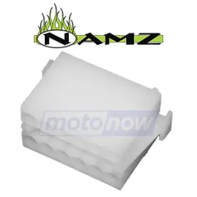 Nv4s Namz Mn/nv4s Amp Mate N Lock Female Connector For 1972-1985 Harley Davidson Xlh1000 Vk