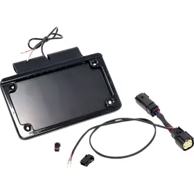 Nibth-b03 Namz Saddlebag Tag Holder With Illuminated License Plate Frame - Ft14 Flht