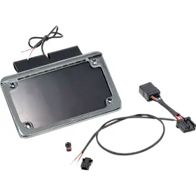 Nibth-c01 Namz Saddlebag Tag Holder With Illuminated License Plate Frame - Ft97 Flhr