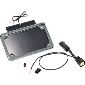 Nibth-c03 Namz Saddlebag Tag Holder With Illuminated License Plate Frame - Ft14 Flht
