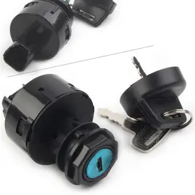 Nomura 420017335092 Ignition Key Switch For Arctic Cat Prowler 550 650 2006 2007 2008 2009 Black
