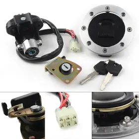 Nomura 890000710821 Ignition Switch Lock Gas Cap Cover Seat For Suzuki Gsxr600 Gsxr750 97-00