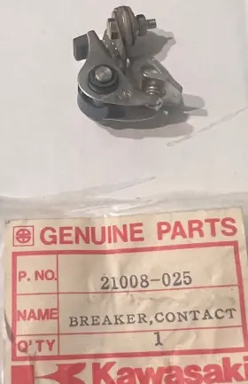 21008-025 Nos Contact Points Genuine Kawasaki. Part No Kz400 Kz750 #om227