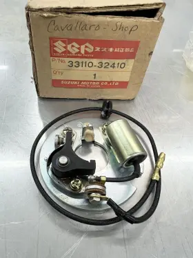 33110-32410 Nos Suzuki Points Plate # 78-79 Dr370 Sp370 Bin A