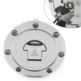 Onegogogo 336854542664 Fuel Gas Cap Cover Tank Lock For Honda Cbr1000rr 2004-2014 With 2 Keys