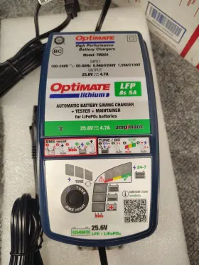 Tm-281 Optimate Lithium 8s 5a 10-step 25.6v/26.4v Battery Saving Charger And No Clamps