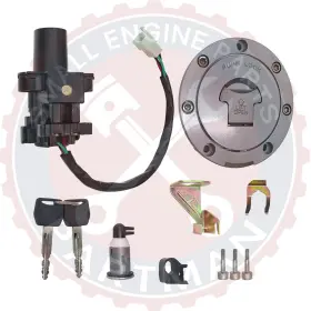 Partman 869554951103 For 2003-2006 Honda Cbr600rr Ignition Switch Fuel Gas Cap Seat Lock Key Set