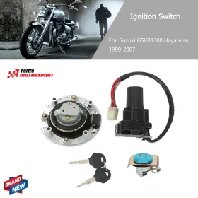 Pt114884a Partra Fit For Suzuki Gsxr1300 Hayabusa 1999-2007 Ignition Switch Seat Gas Cap Lock