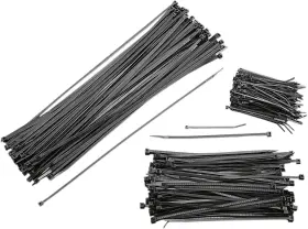 10-0008-100 Parts Unlimited Cable Tie - 4 Inch Black Fits 100-pack