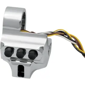 0062-2044-ch Performance Machine Chrome Left-side Four-button Cable Clutch Switch Housing