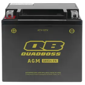 Ytx14-bs Quadboss 401383 Maintenance-free Agm Battery - Motorcycle Atv/utv Dirt Bike