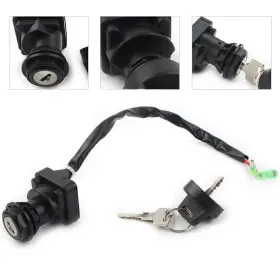 Raimukurijinusa 421112321430 Fit Kawasaki Bayou 220 Klf220 96-02 Atv Ignition Key Switch Lock Cylinder With
