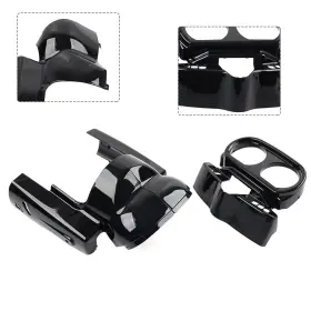 Raimukurijinusa 550746677092 Instrument Housing Set Vivid Black For Harley Road Glide 2015-2023