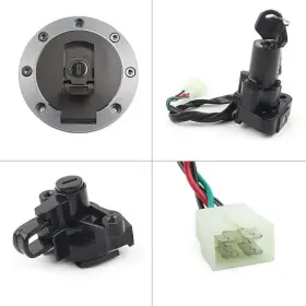 Raimukurijinusa 550747495664 For Yamaha Yzf1000r/600r Xjr600 Ignition Switch Fuel Gas Tank Cap Lock Key Set