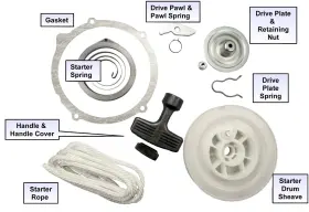67-400 Ricks Electric Pull Start Rebuild Kit