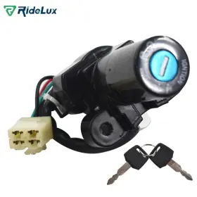 R1068255 Ridelux Ignition Switch With Keys For Suzuki Gsf Rf 400 Gsx 600 750 900 1100 Gsxr