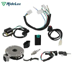 R3142395 Ridelux Ignition Coil Cdi Magneto Stator Wiring Harness Dirt Pit Bike Kill On Off Switch