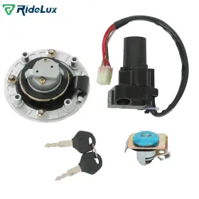R6303990 Ridelux Ignition Switch Fuel Gas Cap Seat Lock Key Set For Gsxr1300 Hayabusa 1999-2007