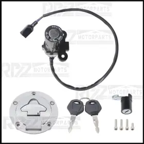 Rpz Motorparts 735106427047 Ignition Switch Lock Gas Cap Key Set Fit For Yamaha Yzf-r3 2015-23 R6 2008-16