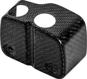 Cf-899-04-001 Saddlemen Carbon Fiber Coil Cover Glossy Black Harley Davidson Dyna