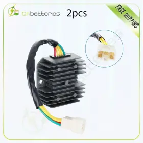 Cb836555s01 Scitoo 2pcs New Voltage Regulator Rectifier Mental Black For 260cc 250cc Scooter