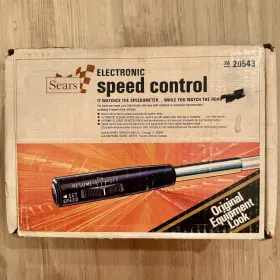 20543 Sears Vintage Old School Electronic Speed Cruise Control
