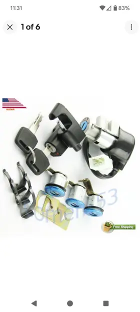 35010-ks4-711 Seat Ts-54 Ignition Switch Lock Key Fit For Honda Cn250 Helix 1986-2007