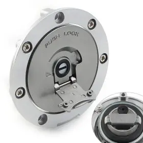 Successsss 232145499870 Universal Fuel Gas Tank Caps Cover And Lock With Key 7 Hole For Honda St1300 Cb400