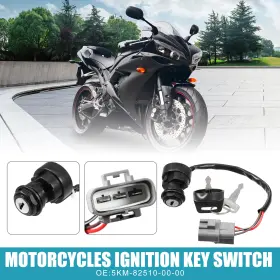 5km-82510-00-00 Switchpart 726215209198 1 Set Motorcycles Ignition Key Switch For Yamaha Big Bear 400