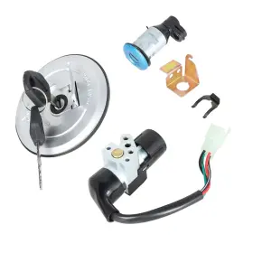 3689550 Tectech Fuel Gas Cap Ignition Switch Seat Lock Key For Honda Grom 125 Msx125 2014-2015
