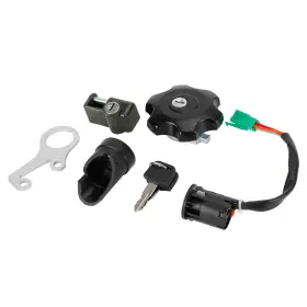 Topteng 37101-29812 Ignition Key Switch Gas Cap Lock Set 37000 29820 Replacement For Drz400s