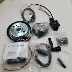 Stk-102d-dc Triumph Electrex World Ltd Enfield/triumph/norton Digita Lighting Ignition Alternator Ki