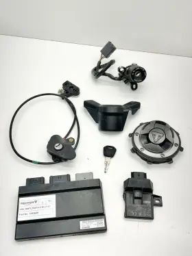 T1290995 Triumph 2025 Daytona 660 Oem Ignition Key Lock Set Ecm Ecu Immobilizer Read Ad