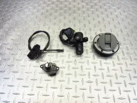 T2500266 Triumph 2008 07-12 1050 Tiger Oem Lock Set Gas Cap Ignition Switch Locks No Key