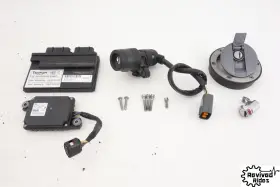 T2505607 Triumph 13-17 Daytona 675 675r Lock Set No Key Ignition Switch Ecu Cdi Gas Cap