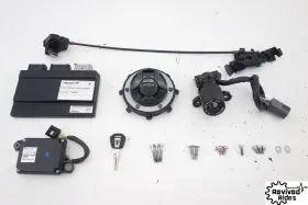 T2505623 Triumph 23-25 Street Triple Rs 765 Oem Ignition Lock Key Set Cdi Ecu Immobilizer