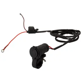 1313290008 Tusk 12 Volt Power Socket Handlebar Thin Mount