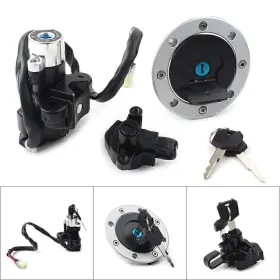 Twoagain 550731888014 Fit 95-05 Suzuki Gsf600 Gsf1200 Bandit Ignition Switch Fuel Gas Cap Lock Key Set