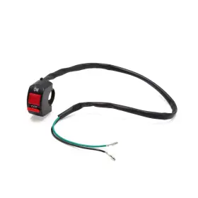 Uxcell 601382621397 2 Wires Motorcycle Headlight Switch Head Lamp On-off Button For 7/8 Inch Handlebar