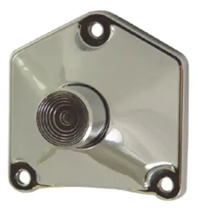 17758 V-factor New Chrpme Solenoid Cover With Starter Button For 1989/2017 Harley Davidson
