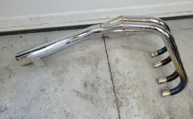 K505 V&h Kawasaki Z1/kz-900/1000 Chrome Vance And Hines Exhaust Vintage Drag Bike