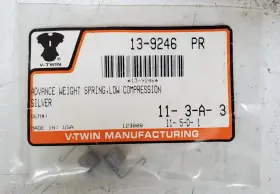 13-9246 V-twin Manufacturing Harley Davidson 1970-up Big Xl Silver Advance Weight Springs V-t #13-9246