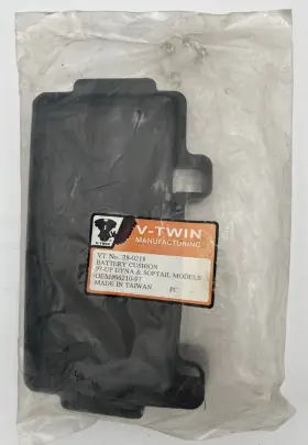 28-0218 V-twin Manufacturing Battery Cushion Harley Davidson 1997 And Up Dyna Softail Models
