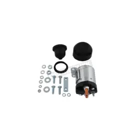 32-0698 V-twin Manufacturing Chrome Starter Solenoid Kit -