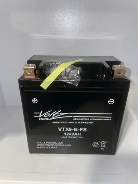 Vtx9-b-fs Voltz Triumph Battery 12v Agm 1966-79 750 650 500 T100 Tr6 T120 T140 Tr7
