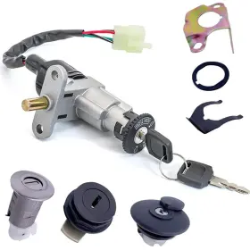 1p39qmb Voripo Ignition Switch Lock Key Fuel Tank Cap Set 50cc Gy6 150cc 139qmb Chinese