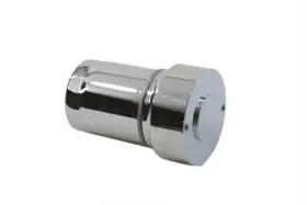 40-0316 Vtwin Manufacturing Chrome Generator Oil Filter Adapter Fits Custom Application With 5/16 Inch Bolts