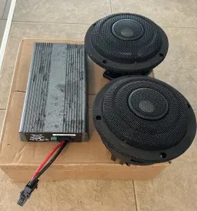 4405-0717 Wild Boar Hogtunes 400 Watt Amp And Speaker Kit For 2014-2022 Harley Street Glide