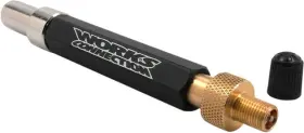 26-355 Works Connection Fork/shock No Air Loss Adaptor For Schrader Type Pumps